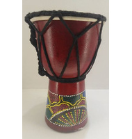 Wooden Djembe 8,5'' - κόκκινο |  Djembes στο Pegasus Music Store